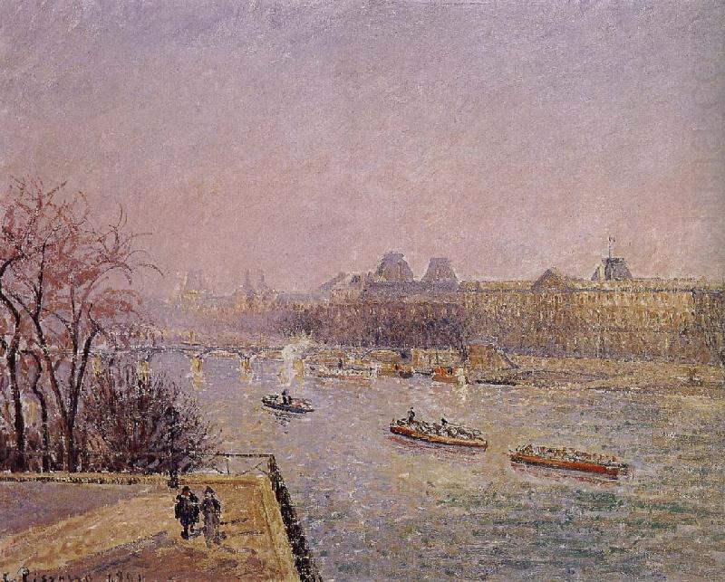 early in the Louvre, Camille Pissarro